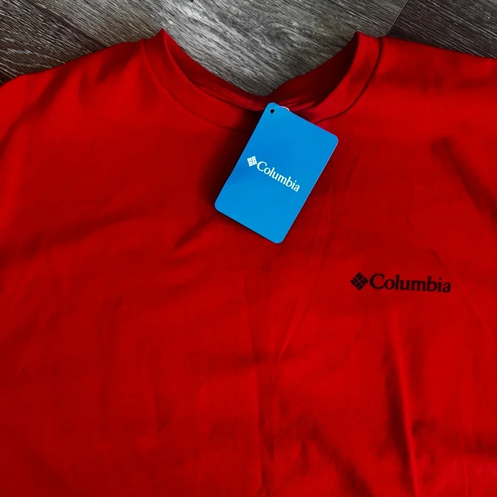 Columbia Sportswear Company Men’s Red NWT “Not All Who Wonder Are Lost” Size L - Picture 4 of 6